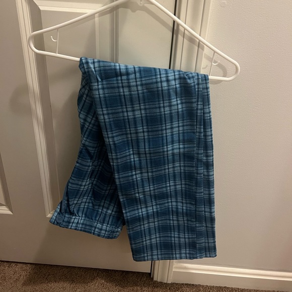 Brandy Melville high waisted stretchy blue plaid pants! - Picture 8 of 8